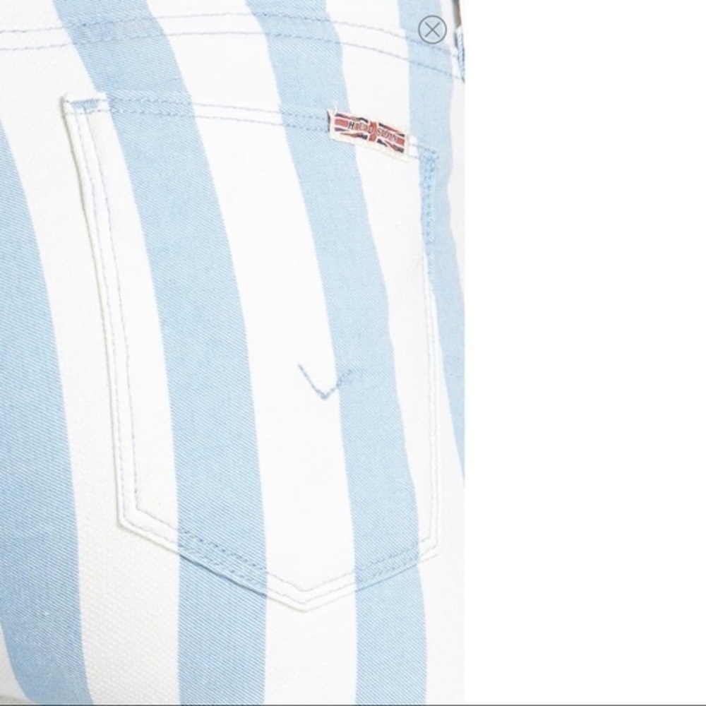HUDSON JEANS 'Krista' Stripe Super Skinny … - Picture 11 of 11